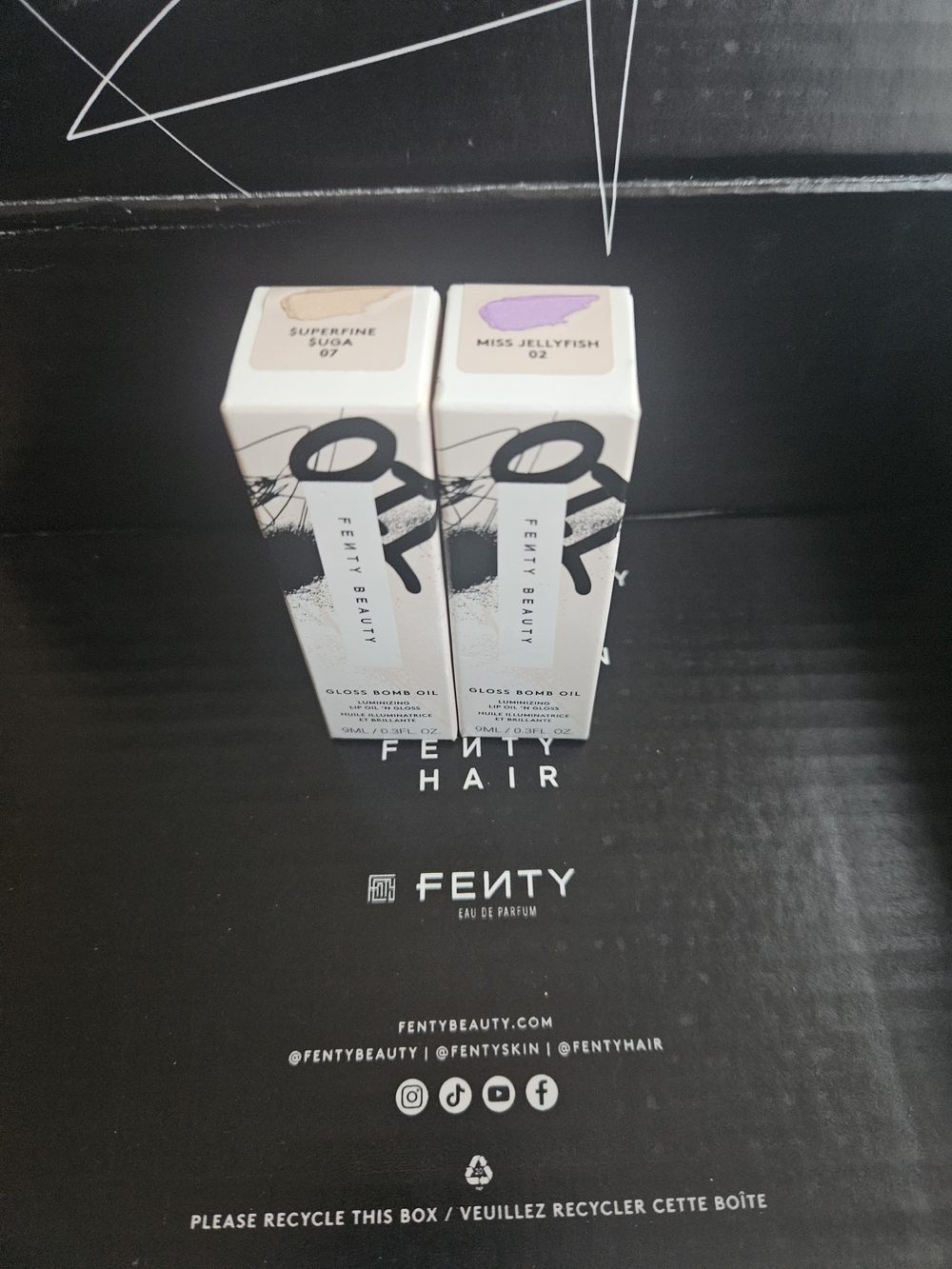 Fenty Beauty Gloss Bomb Oil Duo — Beige & Lilac Shades' Choose 1